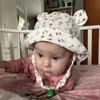 Newborn Boys Girls Bucket Hat Summer Kids Toddler Panama Cap 0 To 12 Months Soft Cotton Baby Sun Hat With Ears Cute Bunny