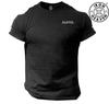 Alpha T Shirt Pocket Gym Clothing Bodybuilding Training Workout Exercise MMA Top