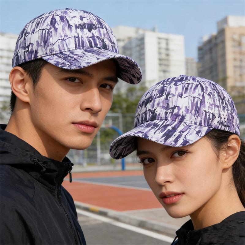 Pattern Retro Baseball Cap Unisex Sunshade Outdoor Cap