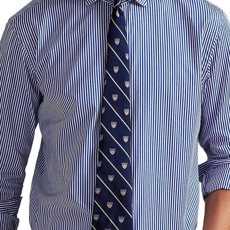 Polo Ralph Lauren Classic Fit Striped Poplin Shirt Men Shirts 710980247-004