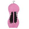 Non-woven Fabric Wig Storage Bag with Hanger Hair Extension Accessories Holder Portable Travel Dust-proof Zipper Wig Organizer Pouch