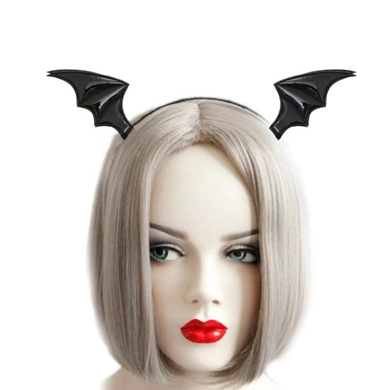 Cerchietto per capelli Cosplay con ali da diavolo, elastico ultraleggero, novità, accessori per capelli per Halloween