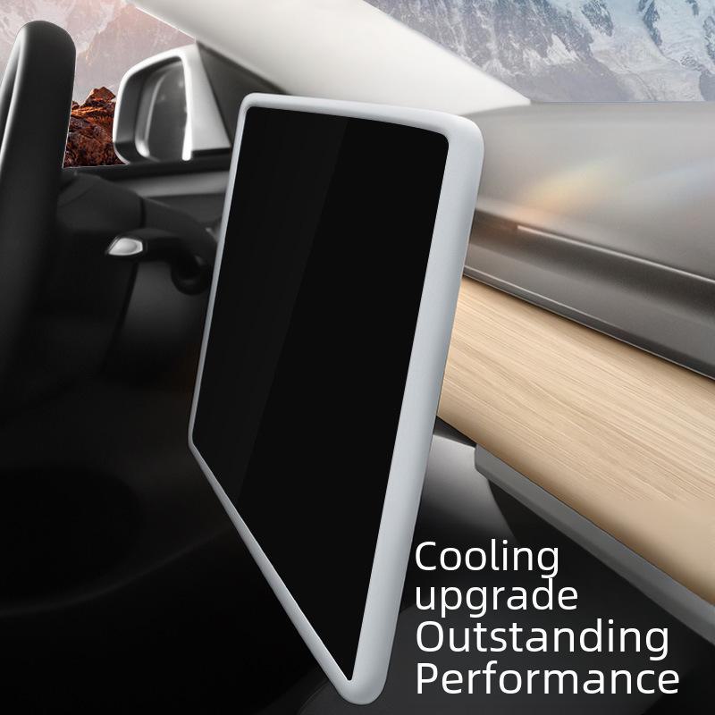 Tesla Model Y/3 Silicone Protective Screen Cover & Anti-Collision Interior Strip