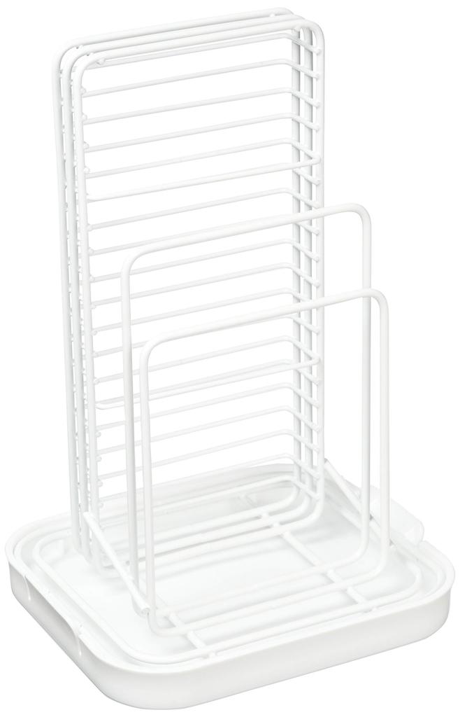 Pearl Metal Simple Storage W Board Stand White Knife/Cutting HB-2490