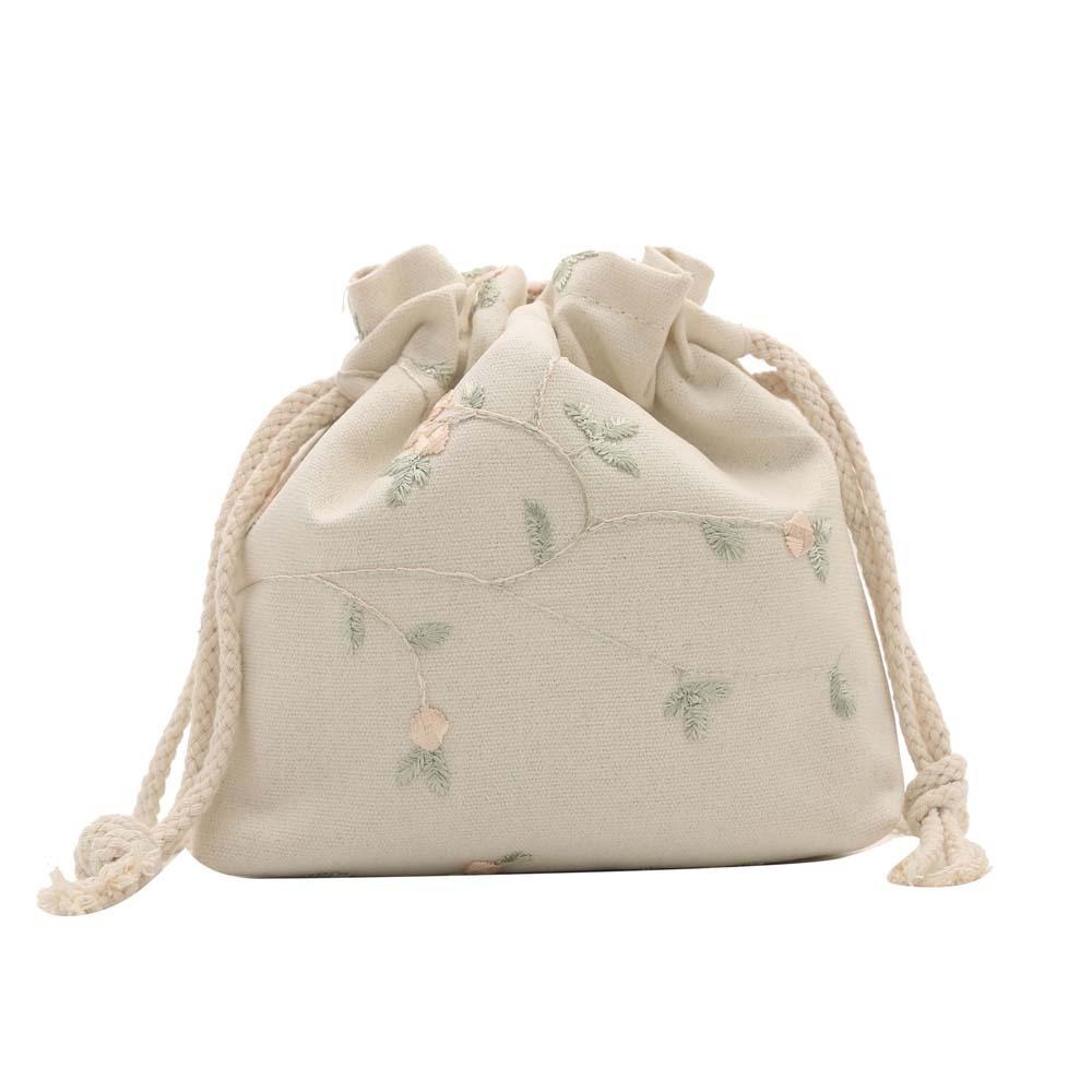 Breathable Crossbody Drawstring Bag Hanfu Accessories Cloth Pouch  Women