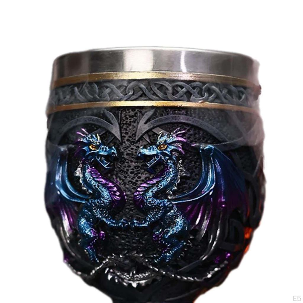 Vintage Medieval Goblet Ceremonial Drinkware Anniversary Gifts Reusable Handcraft Desktop Decor