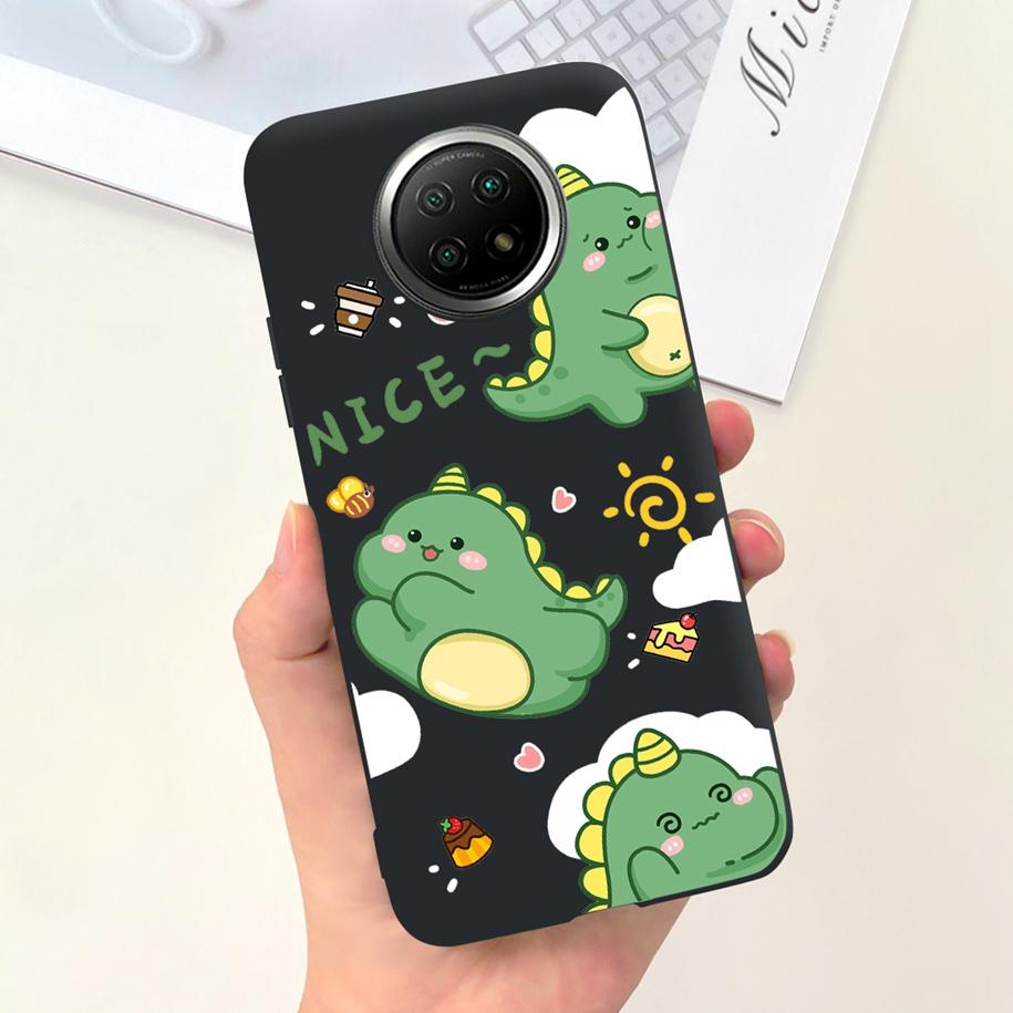 For Xiaomi Redmi Note 9T Note 9 5G Case Fashion Flower Shockproof Silicone Soft Matte Phone Cover For Xiomi Redmi Note 9T Fundas