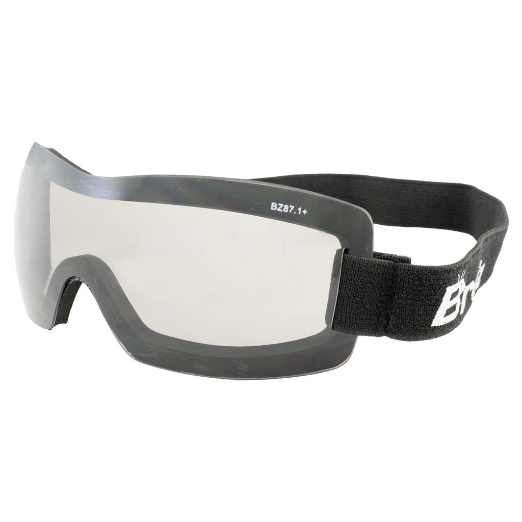 Birdz Wren Sports Goggles, Smoke Lens / UV400 & Anti-Fog / Helmet-Compatible (for Skydiving, Snowboarding, Motorcycle) WRENSM