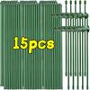 Green Plant Supports Stakes Sticks Support Reusable Plant Anti Lodging Bracket Potted Single Vine Stem Fixing Rod Holder Trellis