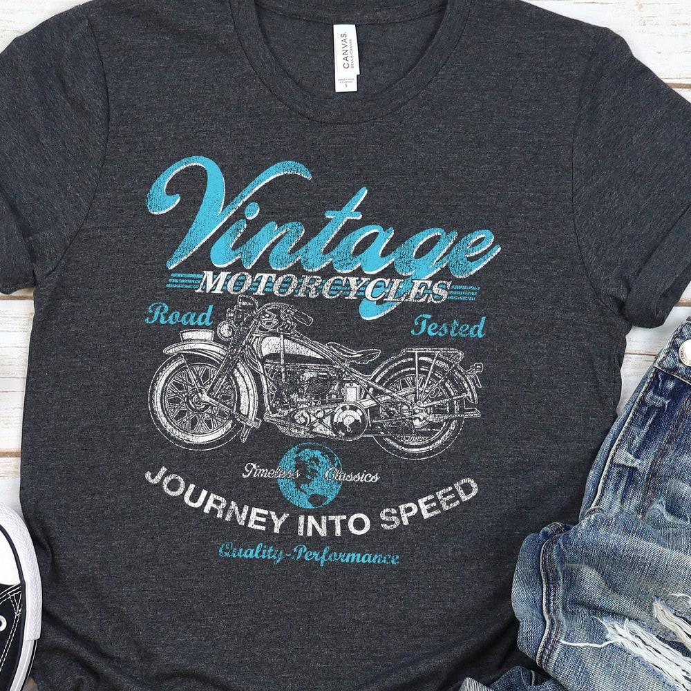 Motorcycle T-shirt, Vintage Motorcycles M
