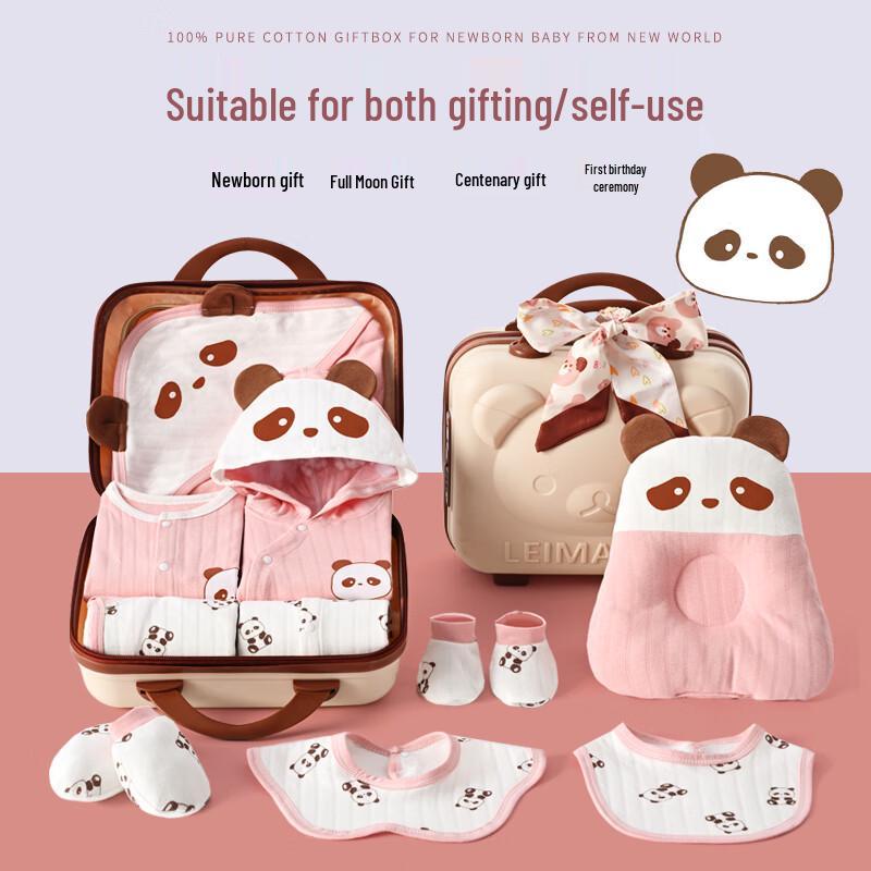 INSAHO Reines Baumwoll-Geschenkset für Neugeborene