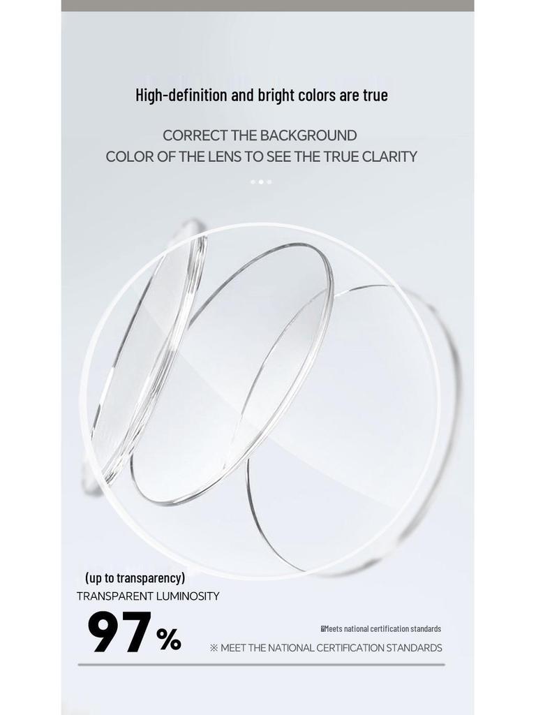 Y6633 Ultralight TR90 Anti-Blue Light Unisex Minimalist Vision Glasses