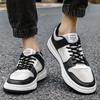 2025Men's Vulcanized Shoes with Breathable Mesh, Flat Heels, Low Top and Round Toe, New Color-blocked Fashionable Sneakers shoes