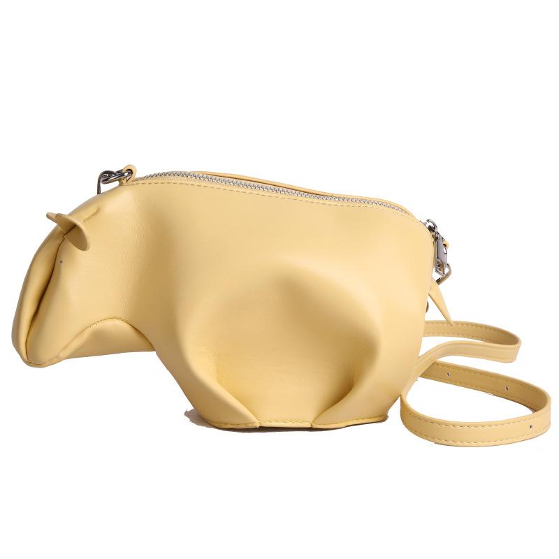 Personality Funny Calf Styling Bag 2025 New Japanese Cartoon Girl Foreign Style Versatile Shoulder Bag Small Messenger Tide