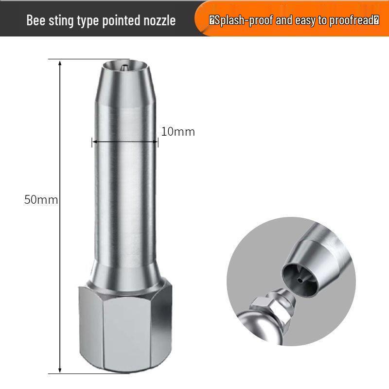 High-Pressure Self-Locking Grease Gun Nozzle Clamp with Injector & Pneumatic Accessories Set
