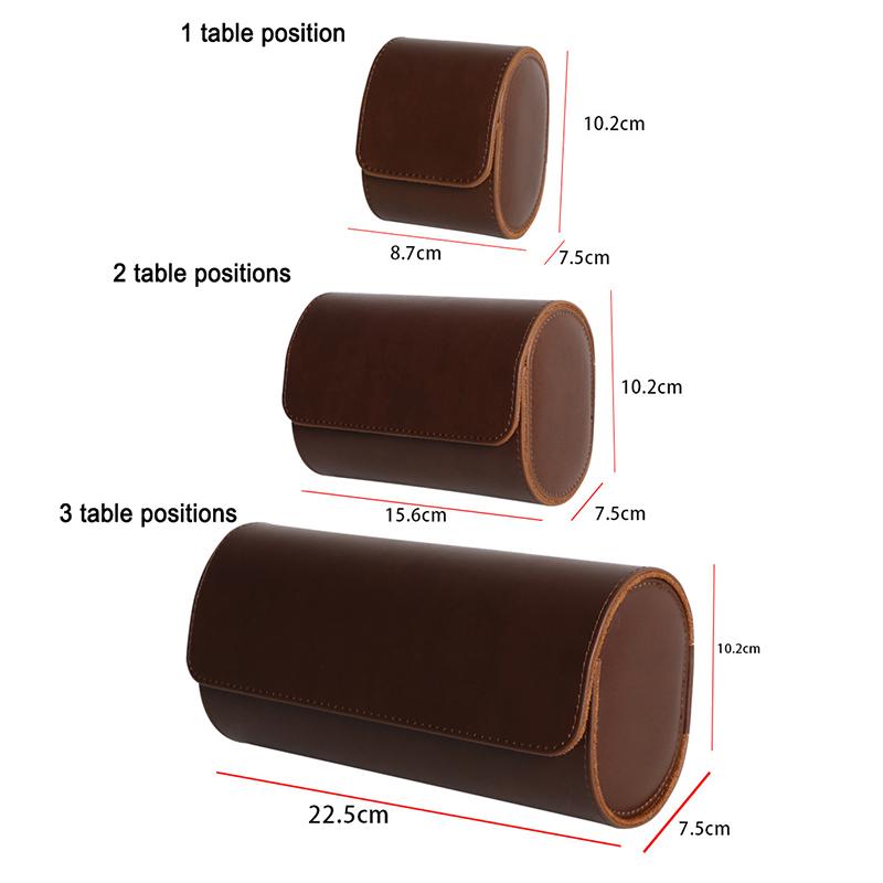 Watch Packaging Box Storage Car Sewing Pu Leather Watch Leather Box Fixed Eather Bag
