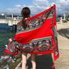 90x180cm Bikini Bathing Swimwear Cover Up Sarong Wrap Scarf Twill Cotton Pareo Beach Cover-Ups Women Large Beach Dress