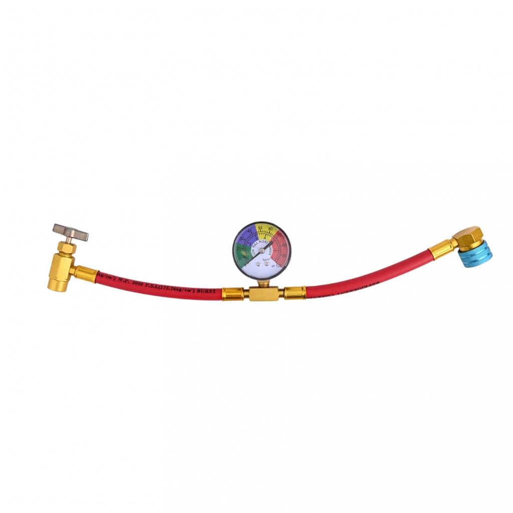 U Charge Hose With Gauge For Optimal Performance In Automotive AC Systems