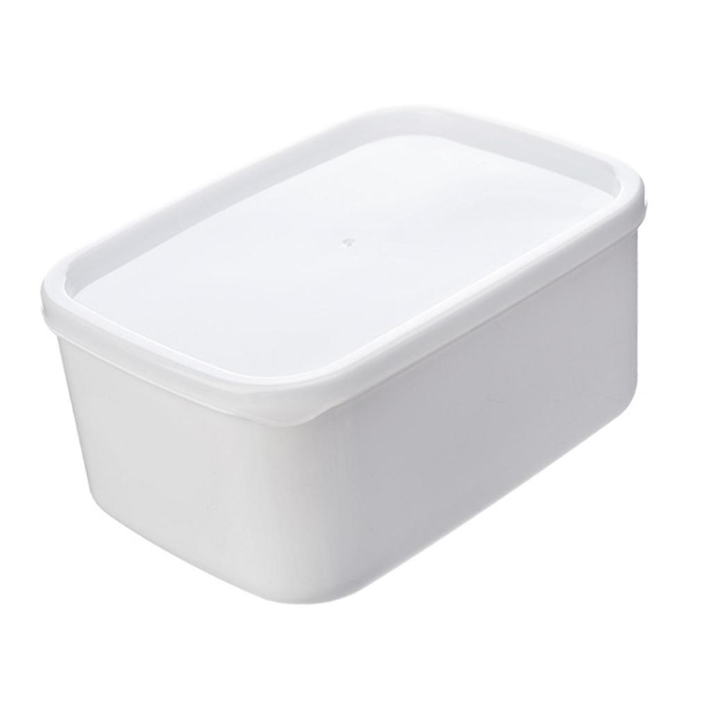 1400ml Food Container with Seal Lid Microwave Safe Leak Proof Rectangular Shaped Food Storage Box
