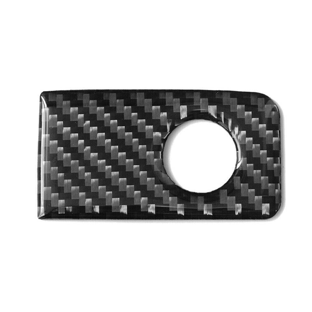 Carbon Fiber Glove Box Handle Panel Cover Trim For Infiniti Q50 Q60 2014-