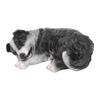 Puppy Beelden Sculpturen Synthetische Hars Waterdicht Border Collie Beeld Ornament voor Tuin