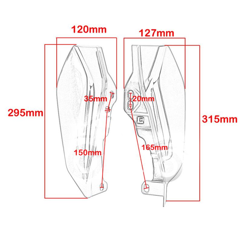 Mid-Frame Air Heat Deflector For Touring Electra Glide Street Road Glide FLTRX CVO 2017-2022
