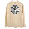 BURTON Long sleeve trainer M cream Brushed back sweatshirt Men's Used