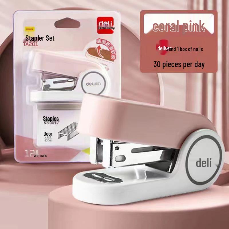 Mini No. 12 Student Deli Stapler - Small Office Binder Stapler + Staples Set