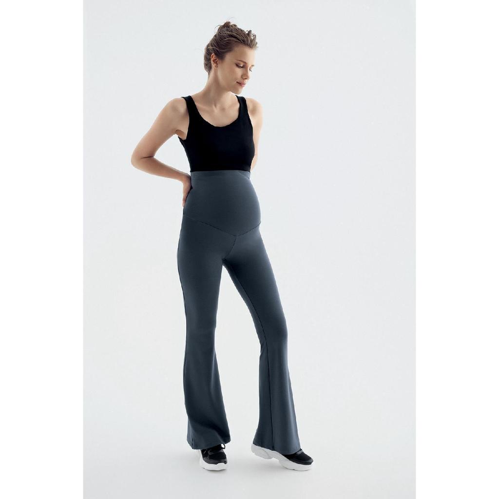Flared Leg High Waist Flexible Maternity Tights