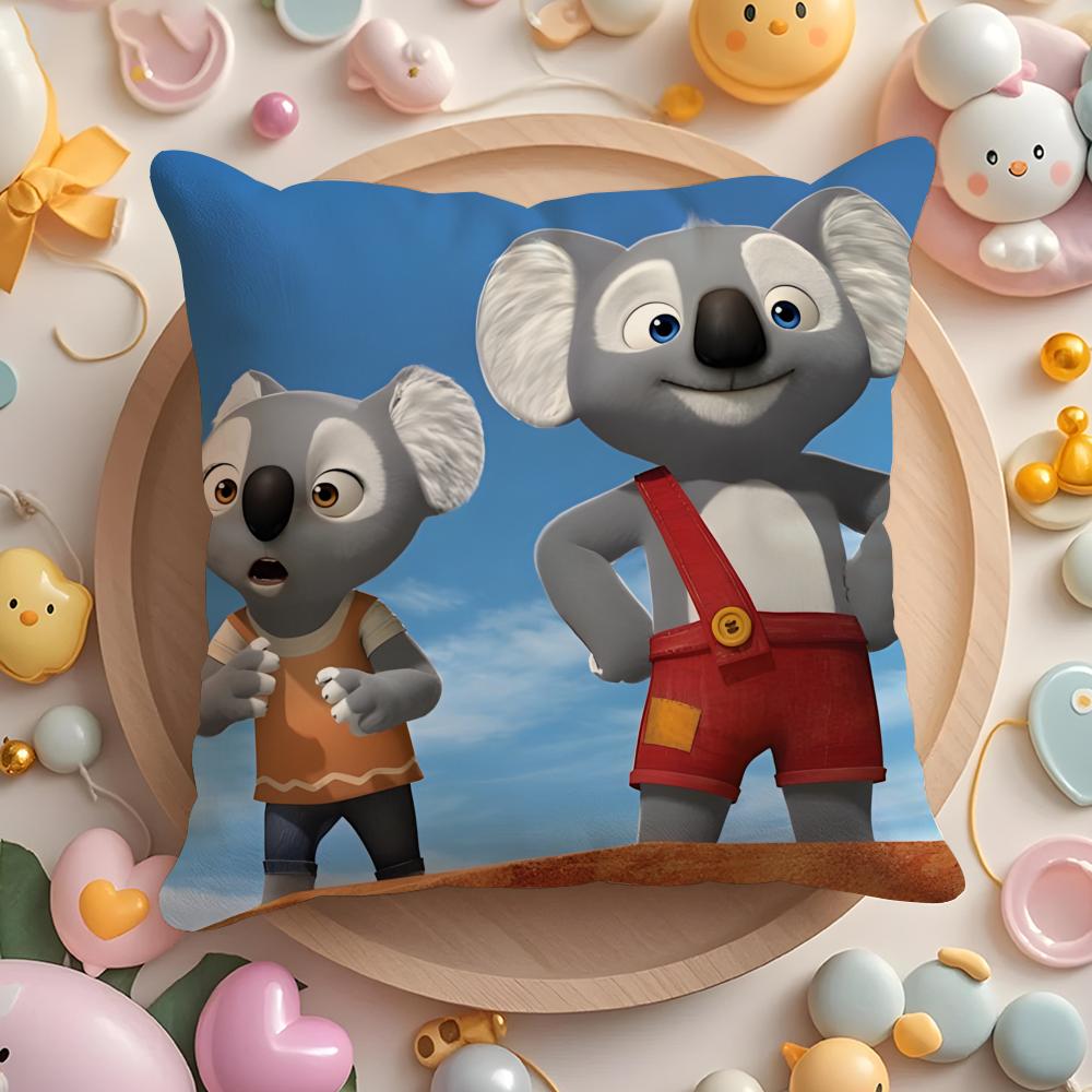 Anime B-Blinky B-Bill the Movie Cushion Cover Home & Car Multi-Scene Pillow Cover - Reversible, Soft & Durable for Daily Use