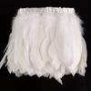 2M/5M/10M White Real Goose Feather Trims Width 15-20Cm Goose Feather Ribbon Dyed Clothes Party Diy Craft Dress Sewing Accessory