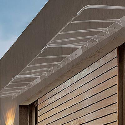 Unsichtbares Vordach, Dach, Fenster, Tür, transparente Markisenabdeckung für den Eingangsbereich zum Schutz des Balkons im Freien