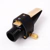 Soft Cowhide Alto Saxophone Ligature and Bakelite Mouthpiece Clamp