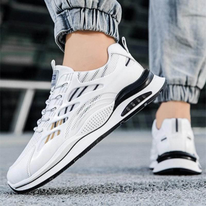 Sneakers for Mens Casual Sneakers Breathable Comfort Mesh Run Shoes Mens Fad Versatile Ultra-light Shock Shoes Zapatillas Hombre
