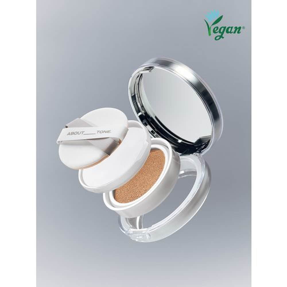 ABOUT TONE Skin Layer Fit Cushion Main Product + Refill