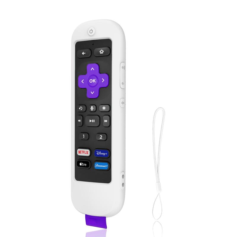 Remote Control Protective Case Compatible For Roku Ultra 2022 Tv Controller Waterproof Silicone