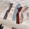 Spring Autumn Straps Bowknot Leg Warmers Knitted Lolita Ruffle Foot Cover Y2k Button Leg Cover Girls Leg Warmers Knee High Socks