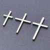 3 Stück Kreuz Anhänger Edelstahl Charms Für Schmuckherstellung Halsketten Fußkettchen Handgemacht Glänzende Kreuze Zubehör Ohrringe Charm