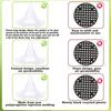 40 Pieces Upgraded Cone Flower Pot Hole Mesh Pad DIY Planter Bottom Grid Mat Mesh Hole Screens for Keeping Soil from Flowing- Breathable