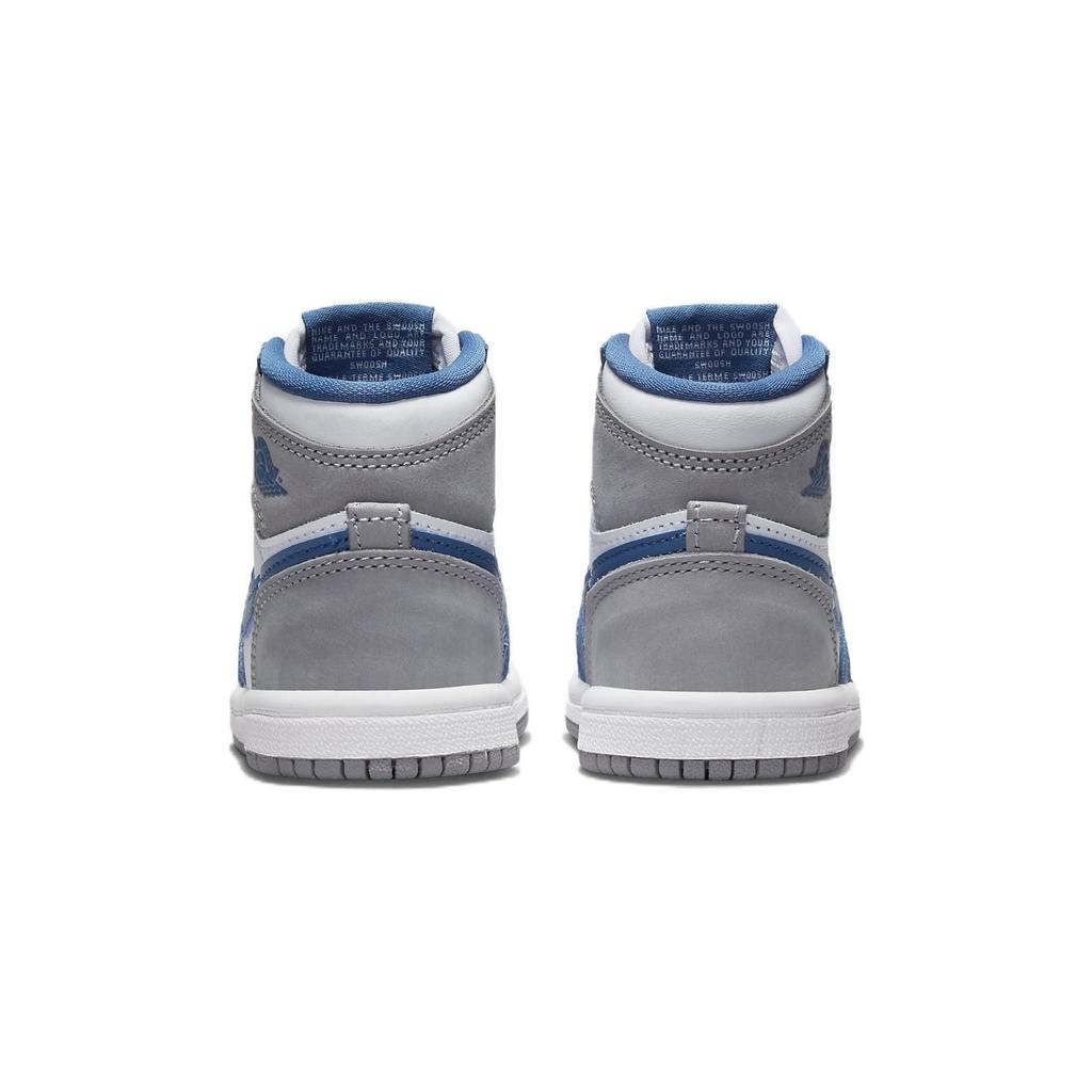 Air Jordan 1 Retro High OG TD True Blue Baby Sneakers White Cement-Grey FD1413-410
