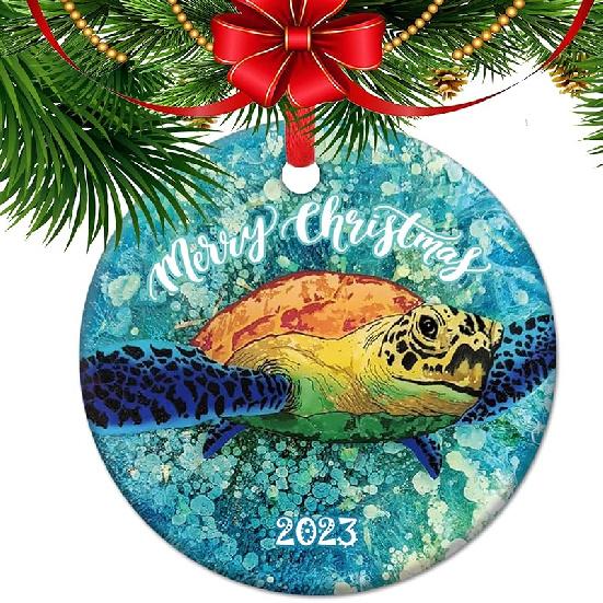 and so she Went to Change The World - Class of 2024 Congratulations Graduation Ornament Graduation Gift for Her Him 2024 High School College T26