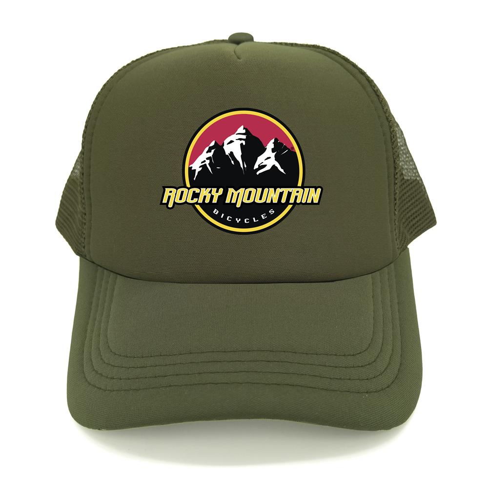 Rocky Mountain Bike Trucker Cap Unisex Funny Rocky Mountain Hat Baseball Cap Cool Summer Unisex Mesh Net Caps