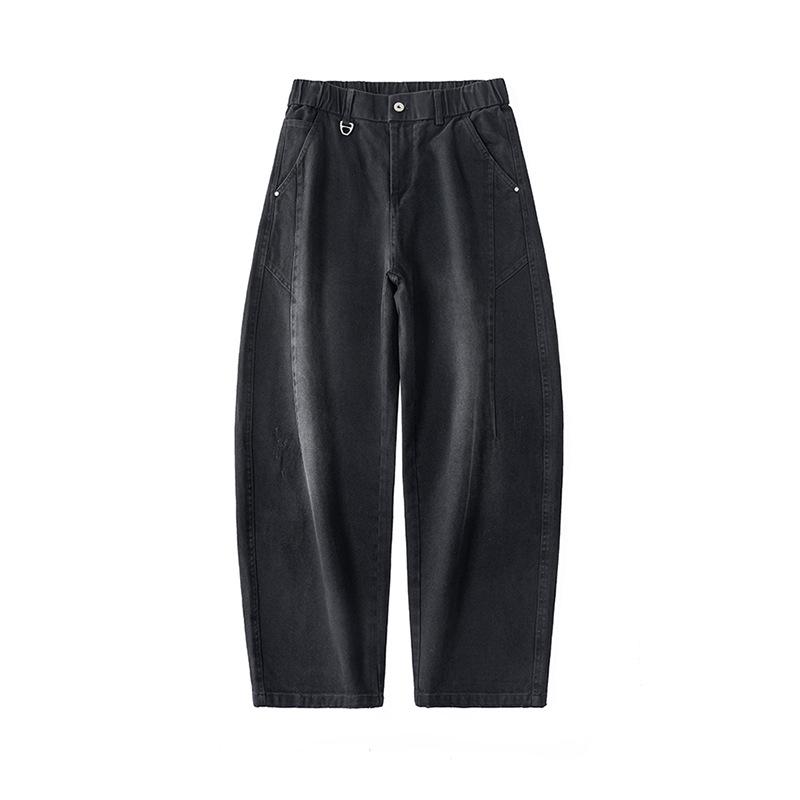 

Повседневные брюки-шаровары для мужчин на осень и зиму, новые американские свободные широкие брюки в стиле хай-стрит, простые и красивые брюки прямого кроя 3XL