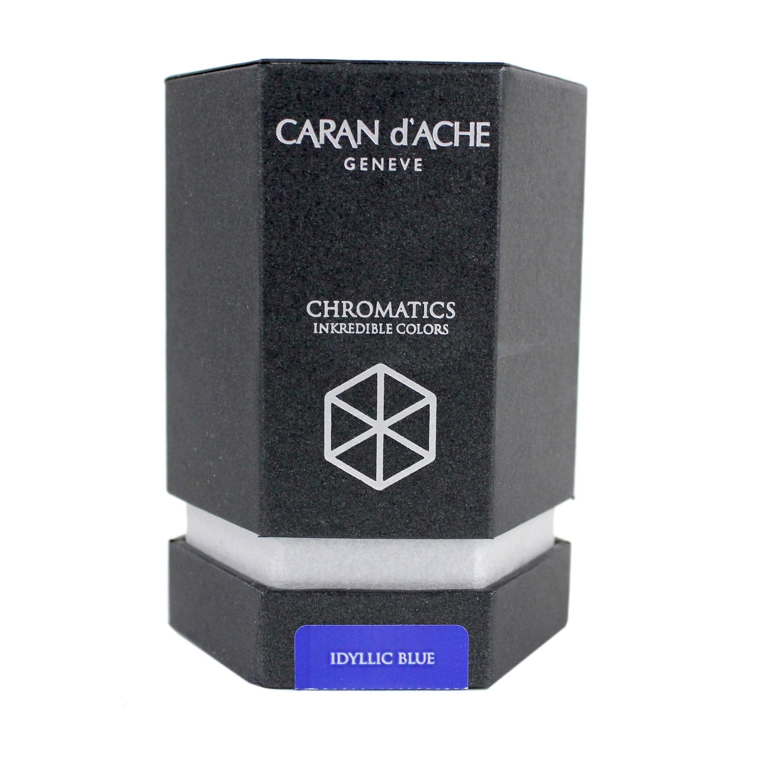 

Caran d Ache Bottled Ink, Idelic Blue, 8011-140, Officially Imported