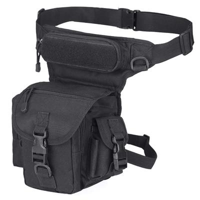 Azarxis Tactical Leg Military Drop Bag with Small Item Multifunctional Holster for Tactical Pouch, Storage, Airsoft, Outdoors, Men's (Black)