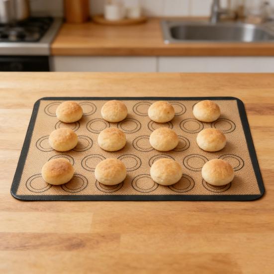 Silicone Baking Mat Liner Safe Heat Resistant Reusable Dishwasher 0.7mm Non-Stick Oven Baking Sheet