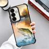Hunting Fishing Man Plating Phone Case For Samsung A17 A07 A37 A57 A16 A56 A15 A55 A14 A54 A13 A53 A26 A36 A25 A35 A24 A34 A23 A