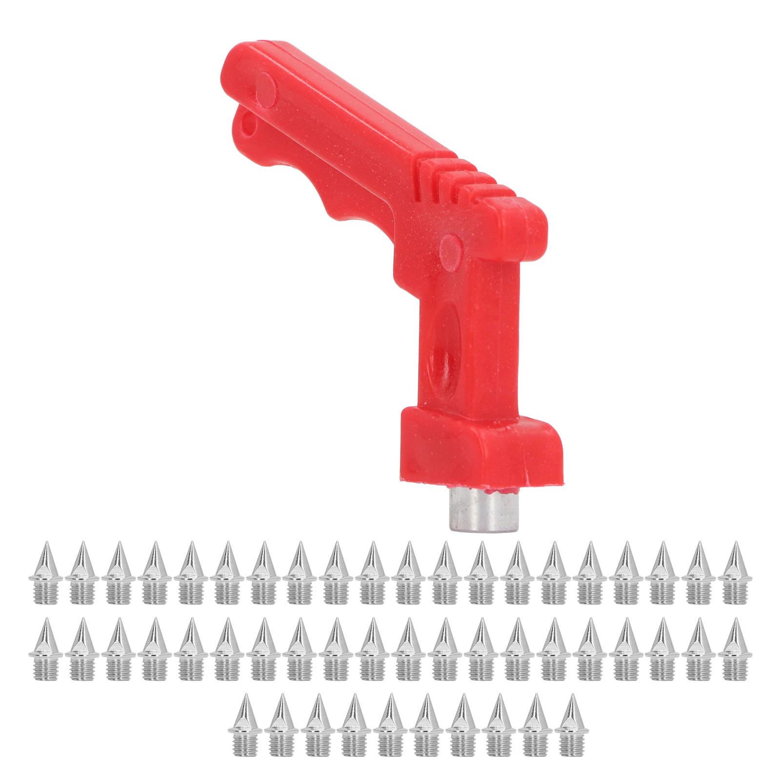 

50 шт. шипов для гольфа, сменные шипы из углеродистой стали для трековых туфель с ключом для коротких шипов