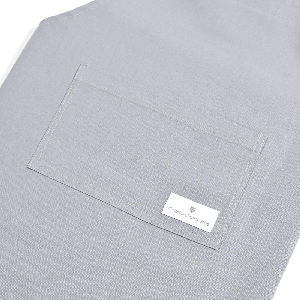 COLORFUL CANDY STYLE Back Cross Apron Dull Dull Grayish Just Put It Children's (100-120cm) Plain, Blue, Boys, Children's, On, N7909310-NVL