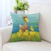 Cute Little Yellow Duck Pillowcase Car Ornaments Office Living Room Sofa Home Pillowcase